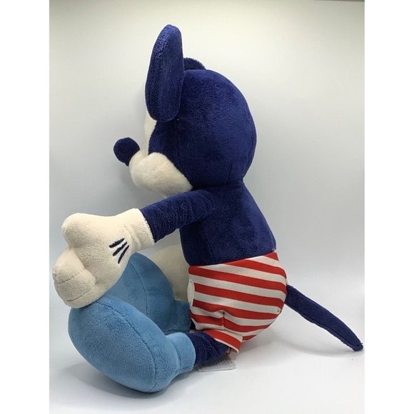 Disney Parks Exclusive Mickey Mouse Plush USA Americana Tush Tag Red White Blue - Picture 4 of 7